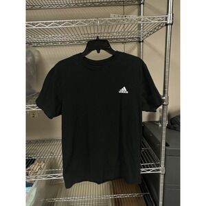Adidas Black Golf Logo Tshirt Size Medium Plain tee Unisex